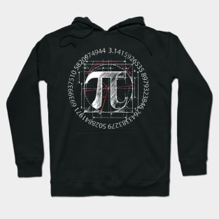 Pi Symbol Line Drawing Hoodie